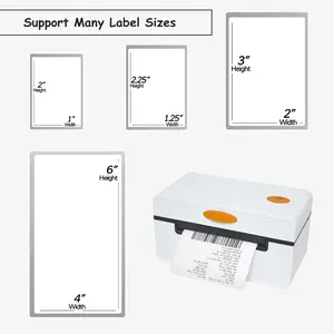 Prezzo economico stampante termica stampa etichette di spedizione su dymo labelwriter 4xl 450 turbo stampa etichette in bianco USB hercasino stampante