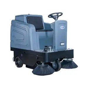 Good Price Vacuum Floor Sweeper Broom Industrial Ride On Floor Sweeper Leaf Dust Cleaning Machine Car