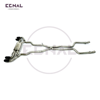 Système d'échappement en acier inoxydable poli Ecnal Valvetronic Racing pour BMW M850i G14 G15 G16 V8 4.4T
