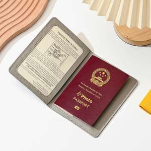 Multi-Functional Passport Case Cover PU Leather <b>Card</b> ID <b>Holder</b> Organizer Travel Passport air Ticket Certificate <b>Holder</b> - Product Image 2