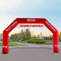 Arc gonflable de course de ballon de la publicité d'OEM de Offre Spéciale bon marché en gros pour des événements