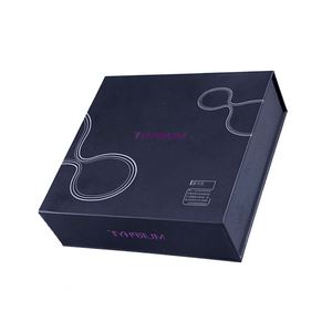 Caja de Regalo Plegable de Lujo OEM con Espuma EVA para Cosméticos y Aceites Esenciales, Cierre Magnético Gris, Cajas de Regalo de Cartón Plegables - Product Image 6