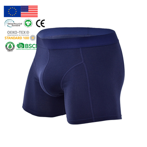 Caleçons et boxers respirants sans coutures en viscose pour hommes – <span class=keywords><strong>Sous</strong></span>-vêtements masculins à haute élasticité, séchage rapide, doux et confortables – Vente en gros directe usine - Product Image 1