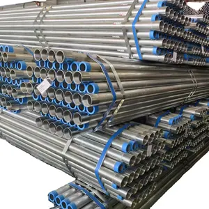 electrical steel conduit 3/4 inch size 21mm RMC UL6 standard rigid pipe hot dip galvanized tube