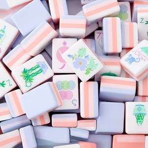 Splendid Premium Acrylic Cloisonne Inspired Luxury Style American Standard <b>Mahjong</b> <b>Set</b> for E-commerce Brand Customized <b>Set</b> - Product Image 1