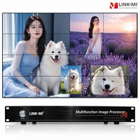 Procesador de Video Wall HDMI 8x16, Controlador de 8 Entradas y 16 Salidas, Procesador de Pantalla Multi-Ventana para Sala de Control
