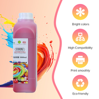 RUNCAITU Tinta Inodora de Alta Calidad para Impresora, Tamaño A6, Base Solvente, 1000ML/Botella, Tinta Estable para Plotter de Inyección de Tinta, Colores Vívidos