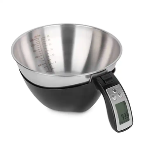 Báscula Digital de Cocina Veidt SF-259, Popular, con Tazón Extraíble, Taza Medidora Electrónica, Color Negro, para el Hogar - Product Image 3