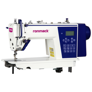 จักรเย็บผ้าอุตสาหกรรม RONMACK RM-9800S-4D แบบเข็มเดี่ยว ความเร็วสูง ระบบคอมพิวเตอร์ พร้อมมอเตอร์สเต็ปและระบบเกียร์ - Product Image 2
