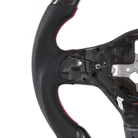Volant en fibre de carbone intelligent à LED compatible avec Golf 6 MK6 Golf R Gti Volant en fibre de carbone