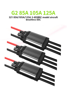 Controlador de Velocidad ESC sin Escobillas de 32 bits Serie G2 85A/105A/125A 3-6S Lipo SBEC con Disipador de Calor para Drones RC de Ala Fija Grandes - Product Image 6