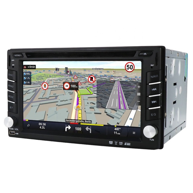 IPoster Hot Selling 6.2 Inch Double Din Car Carplay Universal Auto Gps Navigation Car Radio MP3/MP4 Android 13 Stereo