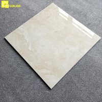 Carreaux de sol en marbre de porcelaine bon marché pour salle de bain et salon