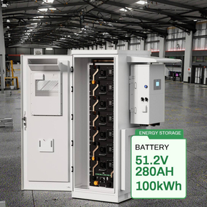 แบตเตอรี่อุตสาหกรรมเชิงพาณิชย์แบบออลอินวัน 100 กิโลวัตต์ชั่วโมง 358 โวลต์ แรงดันสูง พร้อมระบบ WIFI ไฮบริด ระบายความร้อนด้วยอากาศ - Product Image 1