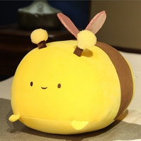 Mignonne grosse petite abeille en peluche enfants accompagner petit coussin étudiant cadeau d'anniversaire abeille en peluche