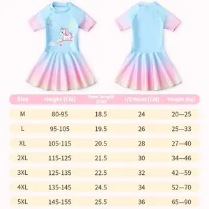 <span class=keywords><strong>Maillot</strong></span> de <span class=keywords><strong>bain</strong></span> une pièce <span class=keywords><strong>anti</strong></span>-<span class=keywords><strong>UV</strong></span> pour filles, licorne d'été, princesse - Product Image 5