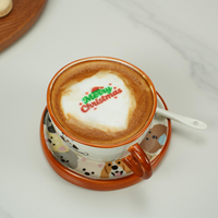 Impresora Portátil de Alimentos Suntec STF-23B, Impresora de Inyección de Tinta Inalámbrica con Tinta Comestible para Café Latte Art, Decoración de Pasteles, Suministros de Panadería