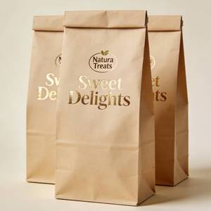 Sachets Doypack Personnalisés en Papier Kraft avec Fenêtre – Emballage Durable pour Barres Granola et <span class=keywords><strong>Muesli</strong></span> (Vente en Gros) - Product Image 4