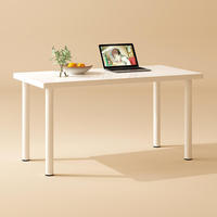 Bureau d'ordinateur moderne en bois, simple et très demandé, avec rangement, 80/100/120 cm, pour bureau à domicile et tables de salle à manger, écologique