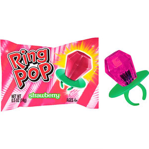 Fun Summer Candy for Party Favors <strong>Ring</strong> Pop Individually Wrapped Bulk <strong>Lollipop</strong> - Product Image 2