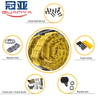 Nouvelle chaîne de chenilles compatible GuanYa pour excavatrices Cat311/312/120B/E120B, origine Zhejiang