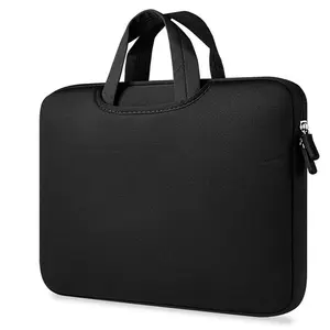 Personalizar o logotipo portátil computador luva caso capa saco zipper business office 11 "13" 15 "15.6 polegada neoprene laptop bolsa