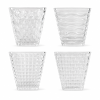 Vase à bougie en verre vide réutilisable, épais et robuste, pour décoration d'intérieur, table de mariage et aromathérapie