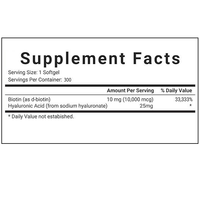 Complément de biotine OEM avec huile de coco en gélules à libération rapide pour des cheveux, une peau et des ongles sains – Capsules de beauté pour femmes en vrac