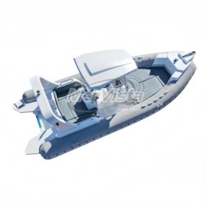 Bateau de pêche en fibre de verre Hypalon/PVC de 23 pieds (680 cm), certifié CE, bon marché et très vendu pour les sorties de pêche en famille - Product Image 2