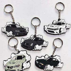 Wholesale Custom 2D Soft PVC Strap <b>Key</b> <b>Chains</b> Personalized Car Rubber Keychains for Promotional Gifts for All Types - Product Image 2