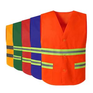 Chaleco de Seguridad Norris de Alta Visibilidad Reflectante en Naranja, Rojo, Azul, Verde y Amarillo para Trabajadores de Carreteras, Ferrocarriles, Saneamiento y Mantenimiento - Product Image 1