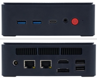 BKHD MiniPC NUC 12th Gen N100 N150 Quad Dual Plastic Case Client Soft Router Desktop Household Ethernet Gateway X86 New VPN