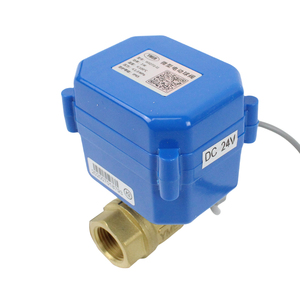 Mini vanne à boisseau sphérique motorisée en laiton 3/4 pouce bidirectionnelle avec actionneur 24V 220V, solution économique pour conduites d'eau avec support OEM - Product Image 1