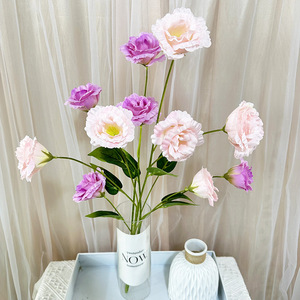 Meiyu Craft Flowers Bouquet de roses artificielles à 6 têtes en soie, décoration de mariage, décoration intérieure, accessoire de photographie - Product Image 2