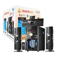 DJACK نجمة D-23 الصوت نظام الصوت مضخم الصوت 3.1 المتحدث كاريوكي حزب مكبر صوت متعدد الوسائط نظام
