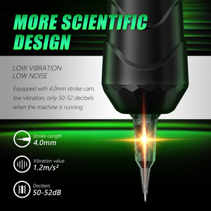 XNET Cavallon 1800mAh pantalla LED Digital pistola <span class=keywords><strong>de</strong></span> tatuaje <span class=keywords><strong>el</strong></span>éctrica potente Motor sin núcleo máquina <span class=keywords><strong>de</strong></span> pluma <span class=keywords><strong>de</strong></span> tatuaje inalámbrica para arte corporal - Product Image 3