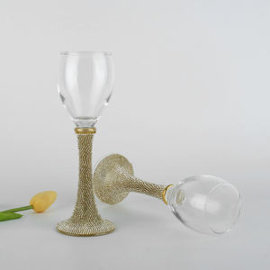 Lunettes à <span class=keywords><strong>vin</strong></span> en or, <span class=keywords><strong>ballon</strong></span> de 12 pouces, de qualité supérieure, avec emballage cadeau Unique, pour mariage, anniversaire - Product Image 4