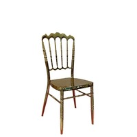 Chaises de salle à manger empilables en métal de style moderne et minimaliste pour hôtels, mariages et banquets en extérieur, vente en gros d'usine, origine Chine