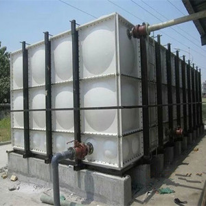 Tanque de agua de 100000 <span class=keywords><strong>litros</strong></span> rectangular de plástico reforzado con resina de <span class=keywords><strong>fibra</strong></span> de vidrio SMC FRP GRP - Product Image 5