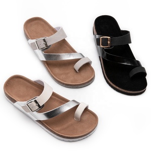 <span class=keywords><strong>Sandalias</strong></span> para mujer con suela de corcho, zapatos de verano para exteriores, a la moda - Product Image 5