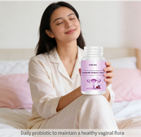 Comprimés de probiotiques à la canneberge 0,75 g |   60 unités |   Complément alimentaire naturel pour soutenir la santé urinaire et reproductive des femmes |