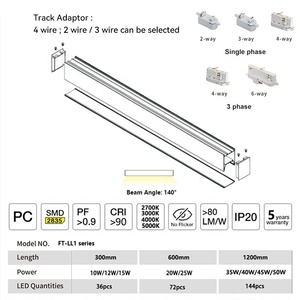 45 Wát công nghiệp <span class=keywords><strong>LED</strong></span> ống tuyến tính cao <span class=keywords><strong>bay</strong></span> ánh sáng mặt dây chuyền lõm cho kho cho centre tường tuyến tính nhu cầu chiếu sáng - Product Image 3