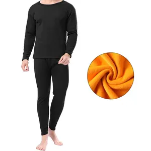 OBSHORSE Herbst Winter Dick Herren Long Johns Compression Gold Fleece Frauen Verdickte Sport Fleece Thermo Unterwäsche