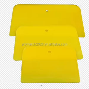 Kit multifonctionnel professionnel de réparation de peinture automobile Remplissage léger de la carrosserie Plusieurs formes Couteau à mastic en caoutchouc et plastique Spray - Product Image 2