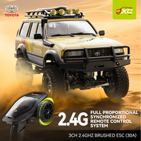 1:12 échelle classiques Land Cruiser LC80 RC modèle voitures tout-terrain 2.4Ghz pleine proportionnelle télécommande Buggies jouets avec éclairage