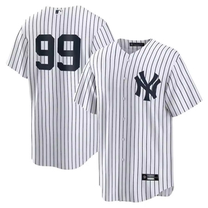 Uniforme de Béisbol Transfronterizo <span class=keywords><strong>Yankees</strong></span> Blanco de Local para <span class=keywords><strong>Hombre</strong></span>, Personalizable para Jugador, Deportivo, para Correr, Entrenamiento, Transpirable e Impreso - Product Image 2