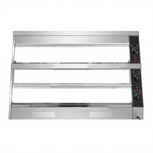 Termostato independiente 2 capas 6 bandejas 1,5 M pollo frito calentador de alimentos eléctrico escaparate comercial <span class=keywords><strong>pastelería</strong></span> pan vitrina - Product Image 1