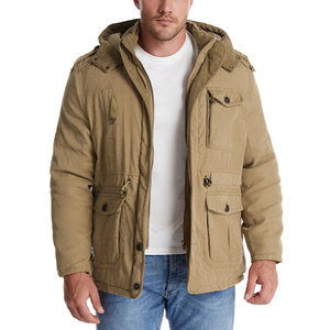 TONGYANG Parka da Uomo Taglia USA Spesso e Caldo, Giacca Invernale alla <span class=keywords><strong>Moda</strong></span>, Cappotto in Pile, Capospalla con Cappuccio per Attività all'Aperto - Product Image 5