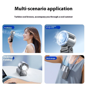 Ventilateur portable mini USB rechargeable, pliable, 0-100 vitesses, pour extérieur, voiture, ventilation domestique - Product Image 5