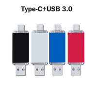 Venta al por Mayor de Nuevas Memorias USB 2.0 OTG 3 en 1 de Plástico de 4GB-128GB con Garantía de 3 Años para Teléfonos Móviles